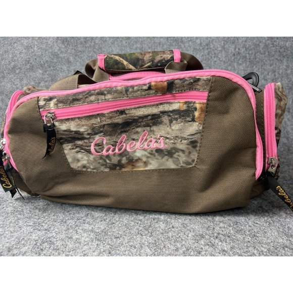 Cabela's Bags Cabelas Camouflage Duffle Bag Womens Pink Green